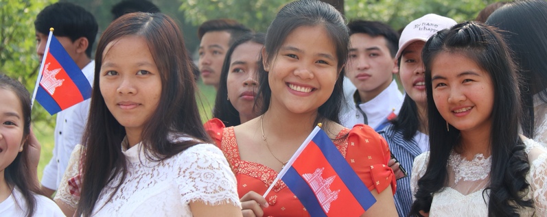 开学典礼上的笑容